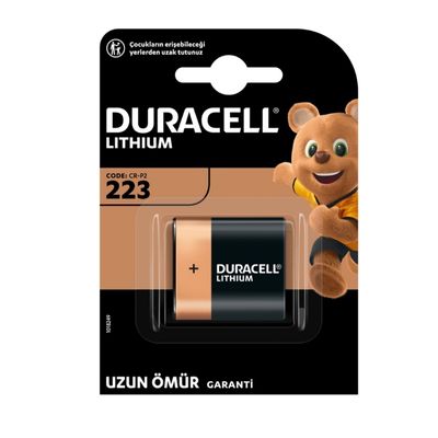 Duracell 223 CR-P2 Ultra Photo 3V Lityum Foto Pili - Duracell