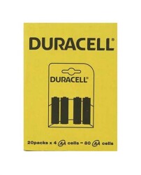 Duracell AA Kalem Alkaline Pil 4'lü x 20 paket - Duracell