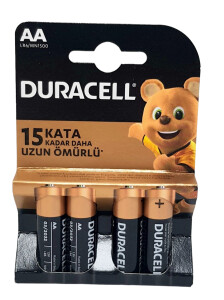 Duracell Alkalin Kalem Pil AA - 4Adet - Duracell