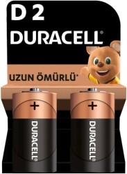 Duracell D Boy Alkalin Büyük Pil 2li Blister Ambalaj - Duracell