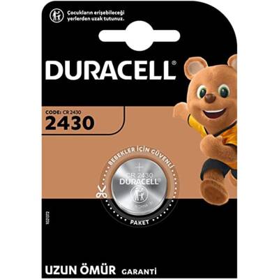 Duracell Lithium CR2430 3 Volt Düğme Pil - 1