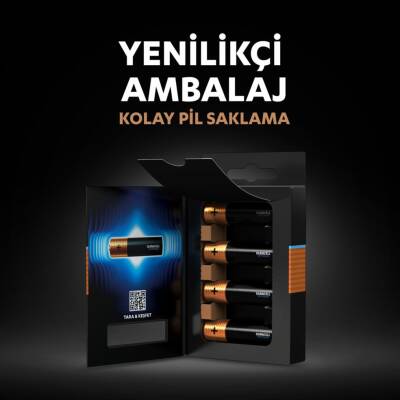 Duracell Optimum AA Alkalin Kalem Pil 4lü Blister - 5