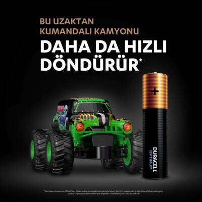 Duracell Optimum AAA Alkalin İnce Pil 4lü Blister - 3