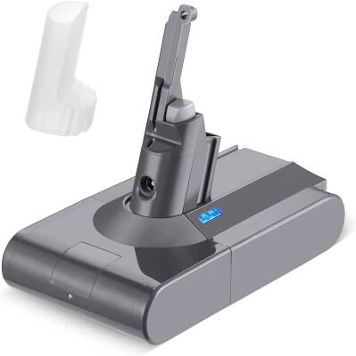 Dyson V8 ile Uyumlu Süpürge Bataryası 4000 Mah Yüksek Kapasite, Yüksek Performans Uzun Kullanım Li-ion Muadil Batarya SV10, Absolute, Absolute Cord-Free, Animal, Animal - 1