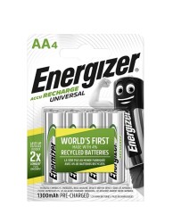 Energizer 1300mAh Şarjlı AA Kalem Pil 4lü Blister Ambalaj - 1