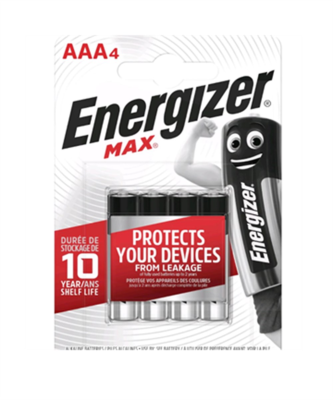 Energizer AAA Alkaline İnce Pil 4lü Blister Ambalaj - 1