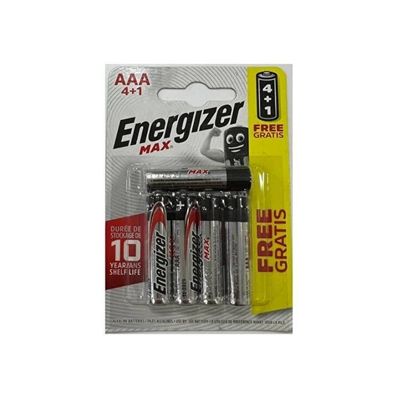 Energizer Max Alkaline AAA İnce Pil (4+1) - 1
