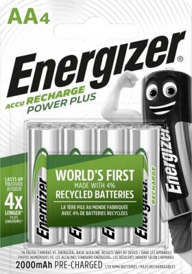 Energizer Power Plus Şarj Edilebilir 2000 Mah Aa Kalem Pil 4'lü - 2