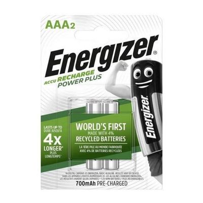 Energizer Power Plus 700mAh AAA Şarj Edilebilir İnce Kalem Pil 2'li Paket - Energizer