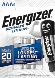 Energizer Ultimate Lithium AAA 2'li İnce Kalem Pil - Energizer