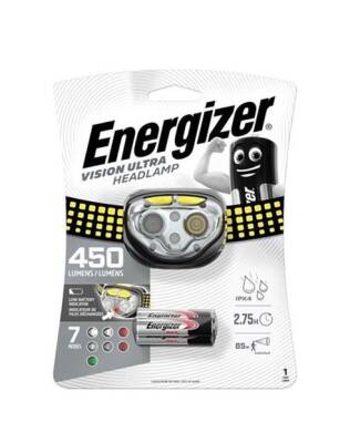 Energizer Vision Ultra Headlamp 450 Lumens Hde321 Pilli Kafa Feneri - 1