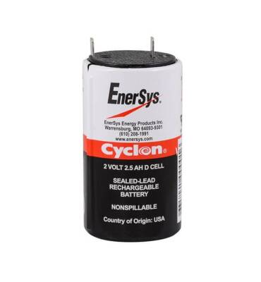 Enersys Cyclon 0810-0004 Single D Cell 2V 2.5AH Medikal Pil - 1