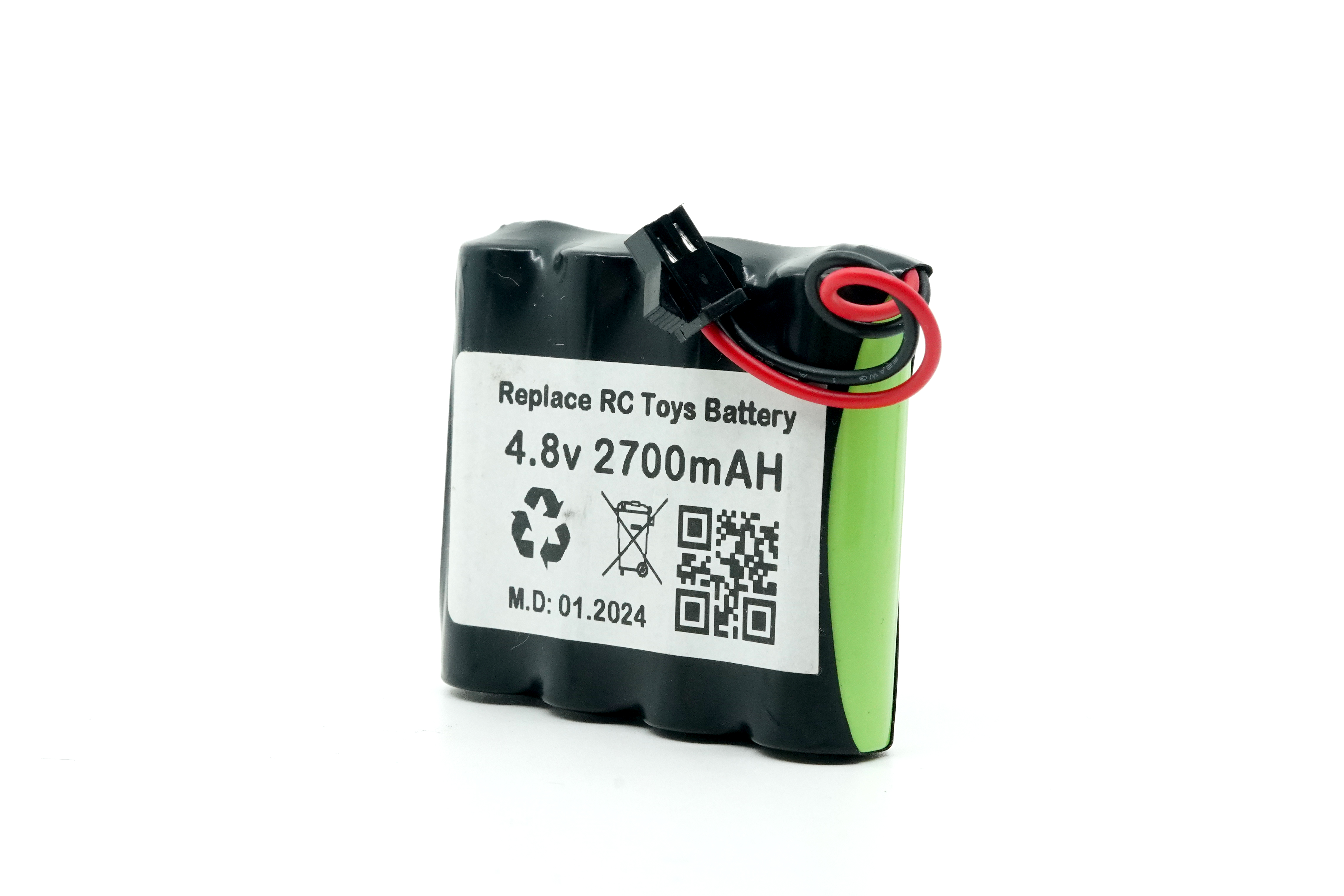 Eufy Rastar 4.8V 2700MAH Oyuncak Araba Bataryası Siyah Soket - 2