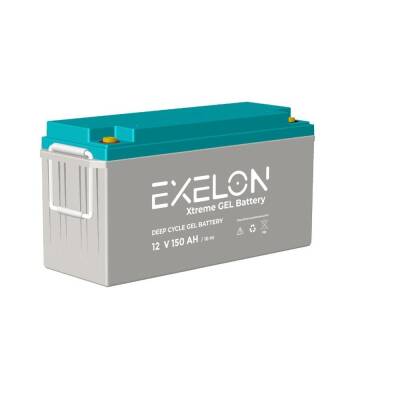 Exelon 12V 150Ah Solar Jel Akü Güneş Enerji Sistemi için - 1