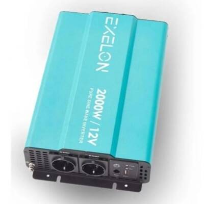 Exelon 12V 2000W Tam Sinüs İnvertör | Solar Enerji, Karavan ve Tekne Kullanımı İçin - 2