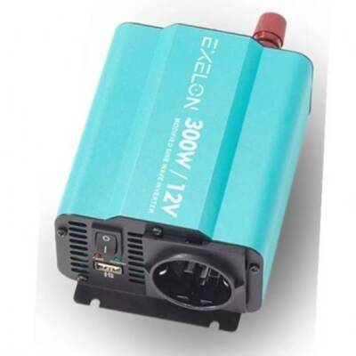 Exelon 12V 300W Güç İnvertörü – DC 12V’tan 220V’a Enerji Dönüşümü - 1