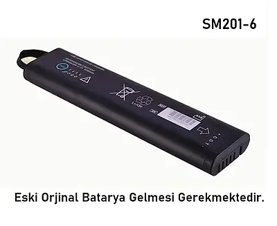 GE Dash B20 SM201-6 Monitör Uyumlu 11.1V Li-ion Medikal Batarya Pil Değişimi ! Önemli Not ! : Bu Batarya için Eski Batarya Gelmesi Gerekmektedir. Pil Değişim Yapılacaktır. Batarya gelmeden işlem yapılmayacaktır. - 1