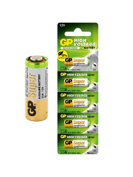 GP 23A Süper Alkalin 23A/MN21/V23GA Boy Pil 12 Volt 5'li Kart - GP