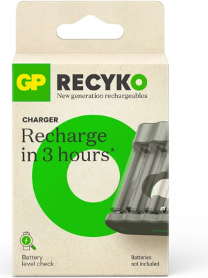 GP B441 USB Pilsiz Pil Şarj Cihazı 2'li (AA-AAA için) - GP