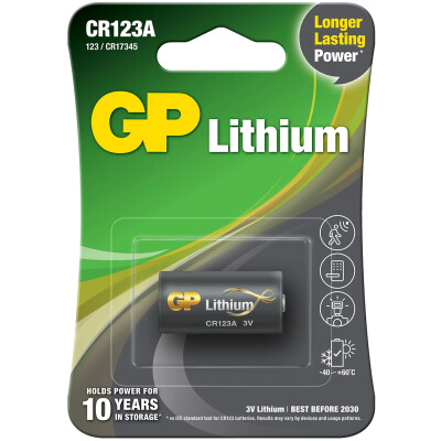 GP CR123A LİTHİUM 3V PİL - GP