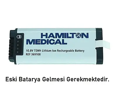 Hamilton C1 / T1 / MR1 Ventilatör Uyumlu 10.8V Li-ion Medikal Batarya Pil Değişimi - 1