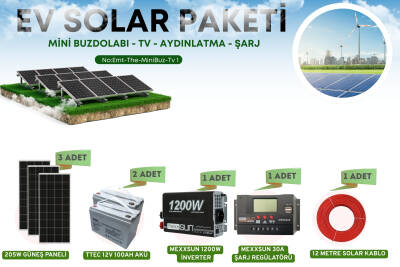 Hobi Bahçesi için Solar Enerji Güneş Enerji Paketi - 3