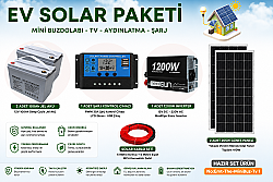 Hobi Bahçesi için Solar Enerji Güneş Enerji Paketi - BataryaBank