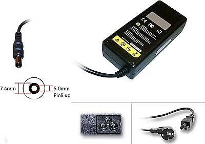 HP Compaq 19V 4.74A 90W 7.4x5.0mm İğneli Laptop Adaptörü Şarj Aleti - 1