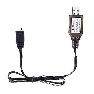 HS USB Şarj Kablosu 7.4V 2S Li-ion Pil Şarj Cihazı 18301 18302 18311 18312 1/18 RC Araba - 1