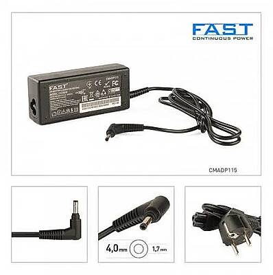 Lenovo Laptop Notebook Adaptörü Şarj Aleti 20V 3.25A 65W 4.0x1.7mm Bullet Uç - 1