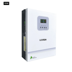 Lexron Akıllı Tam Sınus Mppt Yüksek Voltaj 3000 Watt 24 Volt Inverter - 3kw 24V - Lexron