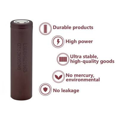 LG HG2 3000mAH 20 Amper Discharge 18650 Pil 1 Adet - 2