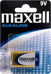 Maxell 9V Alkalin Pil (6LR61-MN1604) - 1