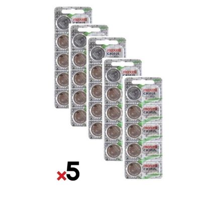 Maxell Cr2025 3v Hologram 5li (25 Adet) Lityum Pil - Maxell