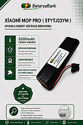 Mi Mijia Robot Vacuum Mop Pro STYTJ02YM Uyumlu Batarya 14.4V 3200mAh Li-ion Robot Süpürge Pili - BataryaBank