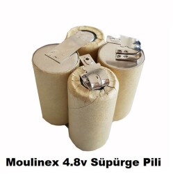 Moulinex 4.8v Şarjlı Süpürge Uyumlu TNL Marka 4.8v 2400mAh Şarjlı TNL Süpürge Pili - Moulinex