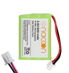 Naccon 3.6v 600mah 3xAAA Ni-MH 3lü Grup Telefon Pili - Naccon