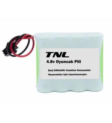 TNL 4.8V 2100mAh Siyah Soketli Şarjlı Oyuncak Pili - 1