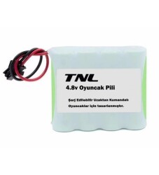 TNL 4.8V 2100mAh Siyah Soketli Şarjlı Oyuncak Pili - TNL