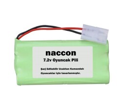 Naccon 7.2V 1000mAh Ucuca Tamiya Soketli Şarjlı Oyuncak Pili 6lı AA Kalem Pilli - 2