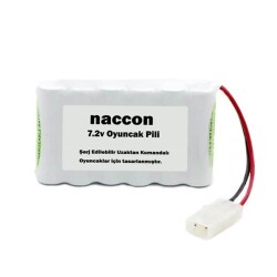 Naccon 7.2V 1800mAH Tamiya Soketli Şarjlı Oyuncak Pili 6lı AA Kalem Pilli - Naccon
