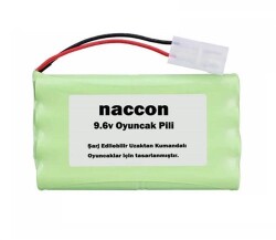 Naccon 9.6V 1300mAH Tamiya Soketli Şarjlı Oyuncak Pili AA Kalem Pilli - 2