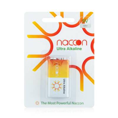 Naccon 9V Alkaline Kare Pil 6LR61 - 5