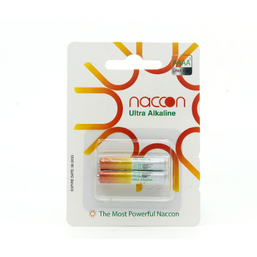 Naccon AAAA İncenin İncesi Ultra Alkaline Pil LR61 - 1