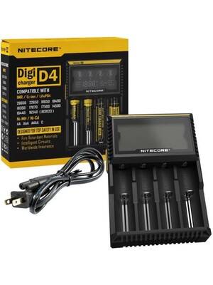  Nitecore D4 Digi Charger Li-ion / NI-CD / NI-MH / LifePO4 Dijital Pil Şarj Cihazı - 1