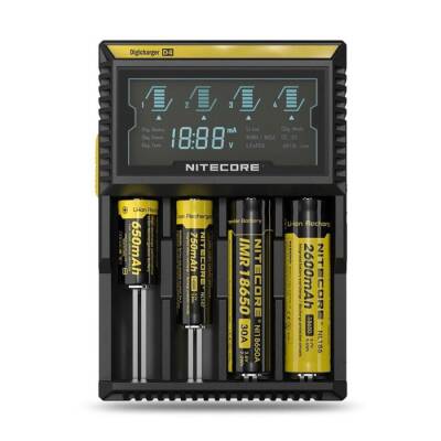  Nitecore D4 Digi Charger Li-ion / NI-CD / NI-MH / LifePO4 Dijital Pil Şarj Cihazı - 3