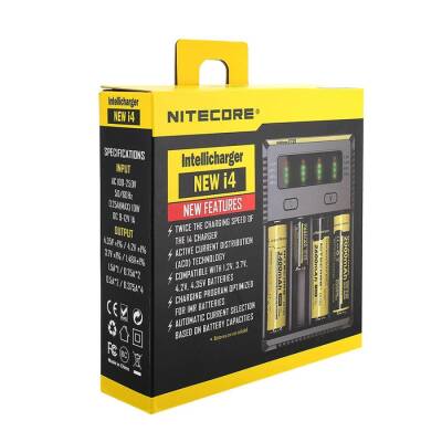 Nitecore New i4 Kablolu Pil Şarj Cihazı 4'lü Li-ion Ni-MH Ni-Cd - 2