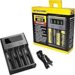Nitecore New i4 Kablolu Pil Şarj Cihazı 4'lü Li-ion Ni-MH Ni-Cd - BataryaBank