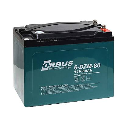 Orbus 12V 80 Ah Elektrikli Bisiklet Aküsü - 1