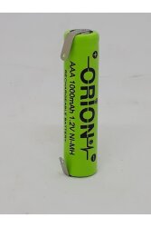 Orion 1.2V AAA 1000mAh Ni-MH Puntolu Şarj Edilebilir Batarya Pili - Orion